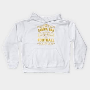 Vintage Tampa Bay Football Kids Hoodie